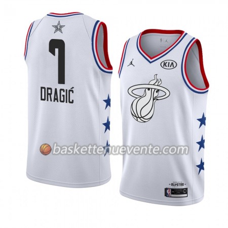 Maillot Basket Miami Heat Goran Dragic 7 2019 All-Star Jordan Brand Blanc Swingman - Homme